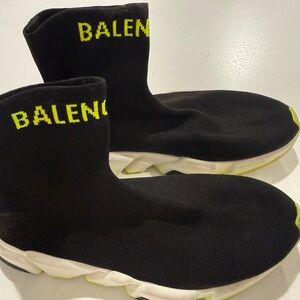 Balenciaga Women’s Black Sock Sneakers